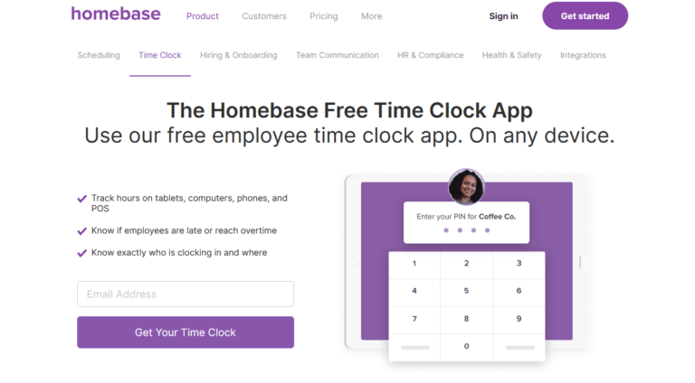 homebase time clock program reviews